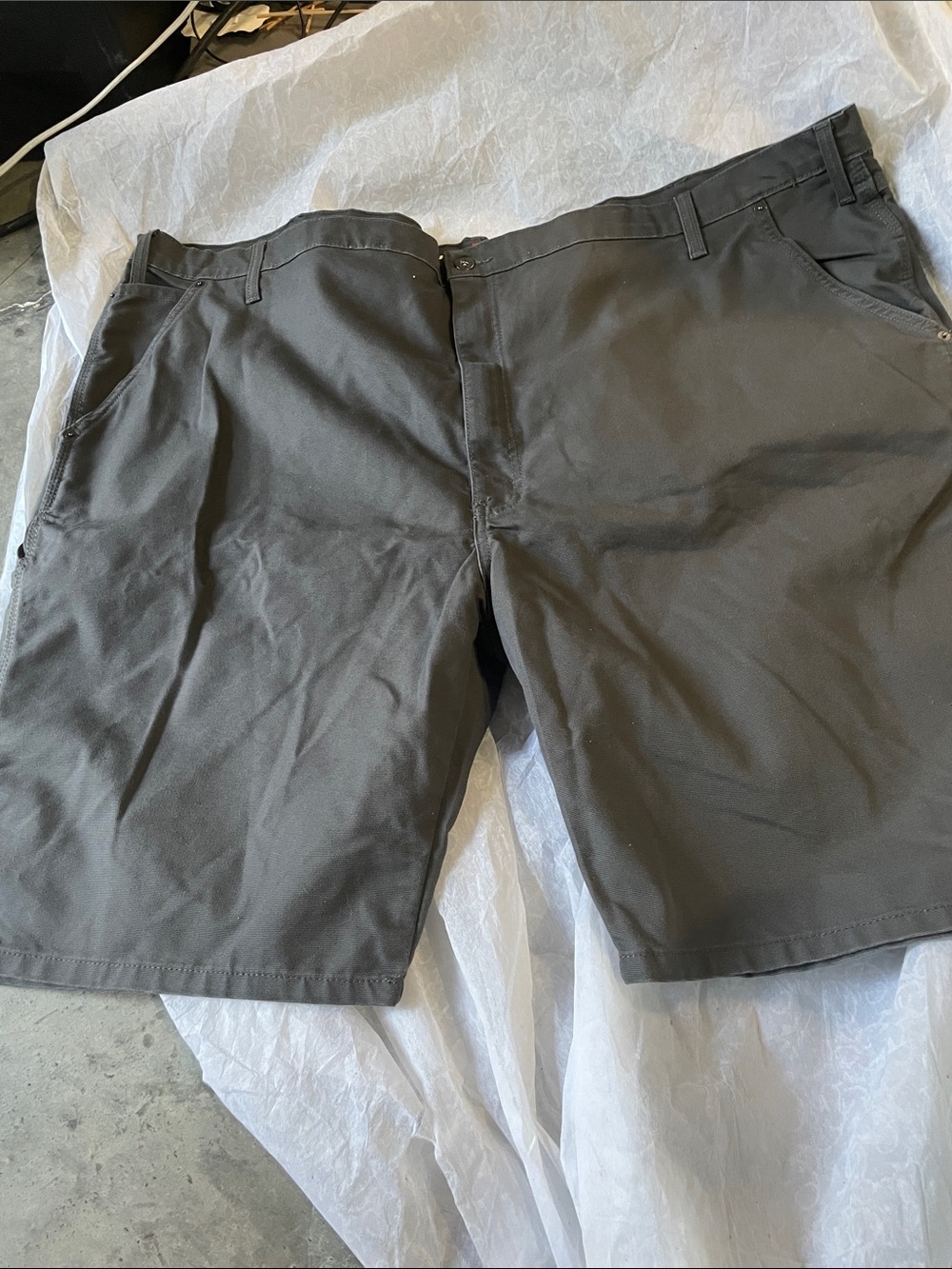 Men's Flat Front Black Shorts - Classic Everyday Style